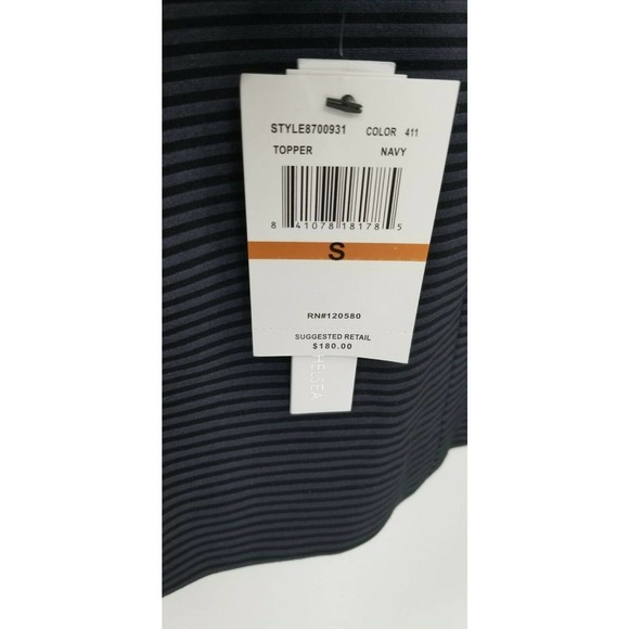 Amanda + Chelsea Women's Stripe Ponte Jacket - Picture 6 of 9